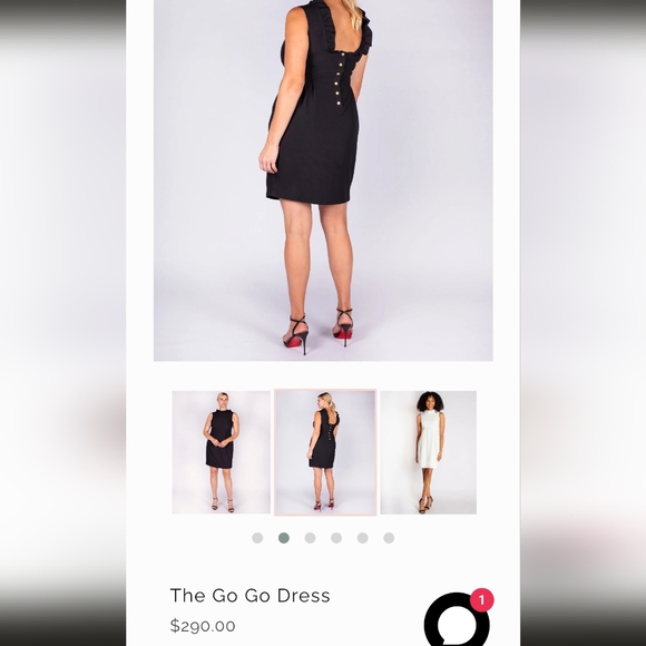 Camilyn Beth go go dress in black size 0 EUC - Picture 2 of 6